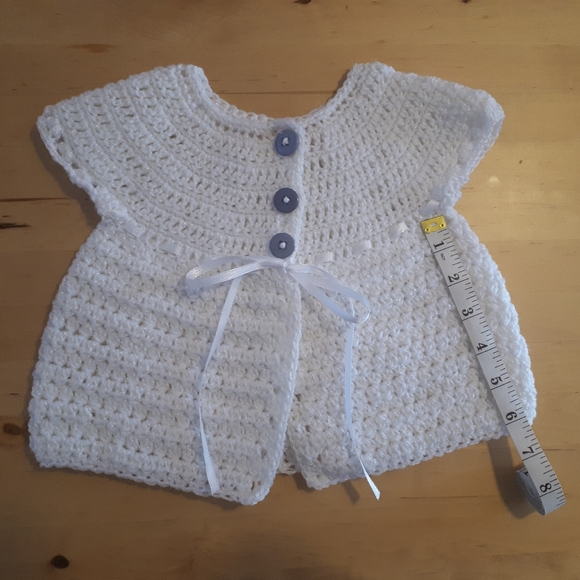 Crochet Baby Cardigan👶 | ♡0-3 M | Brand New♡ - Picture 12 of 14